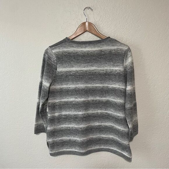 Vintage Y2K Grey/White Knit Sweater - Picture 4 of 8